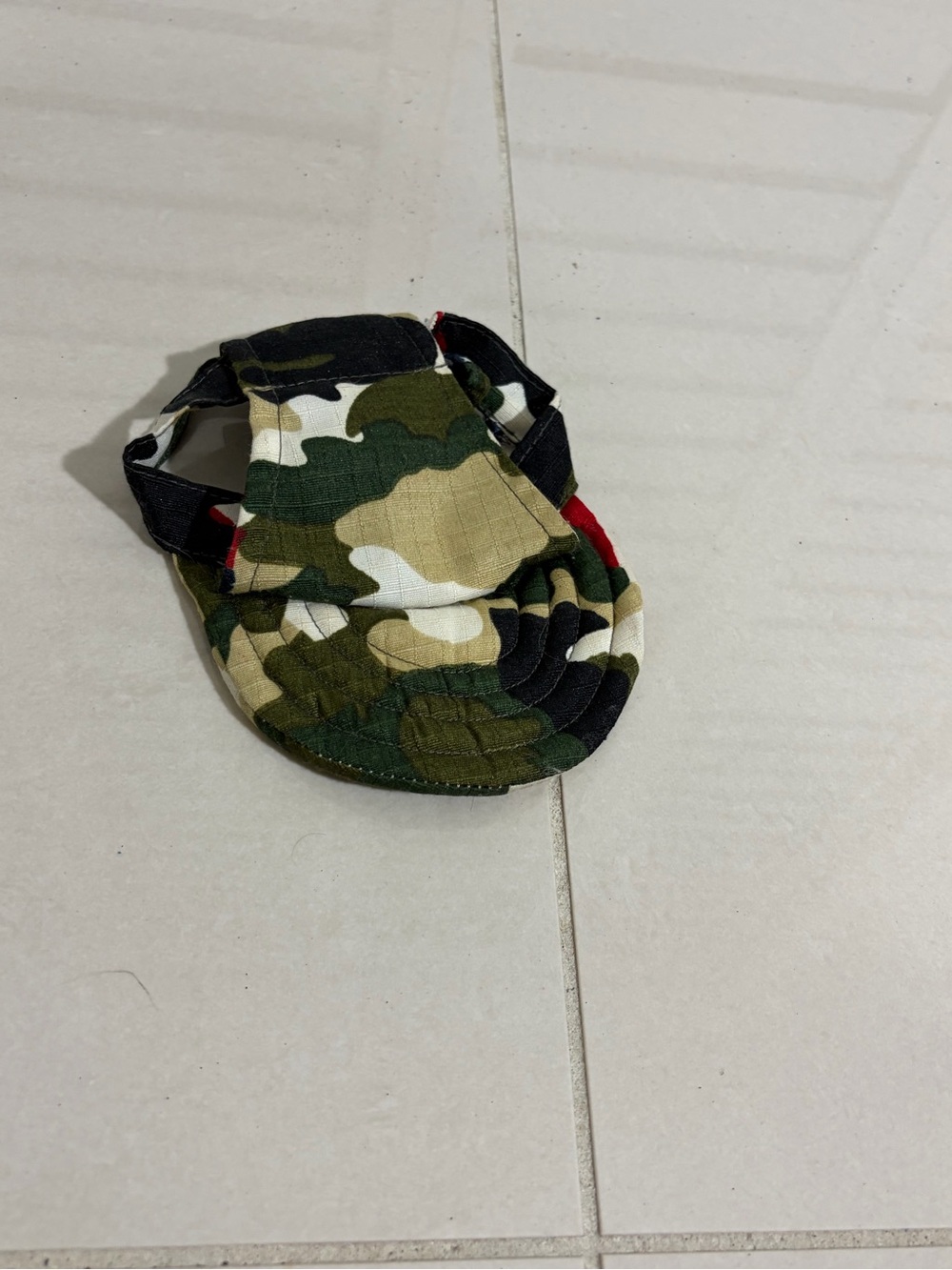 Camouflage dog summer baseball cap
